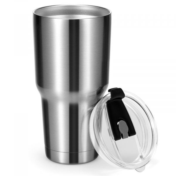 Stainless Steel Tumbler Cup Double Wall Vacuum Insulated Mug with Lid 30oz