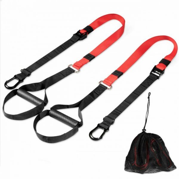Gym Equipment For Home Workout Resistance Straps Trainer 2 Piece