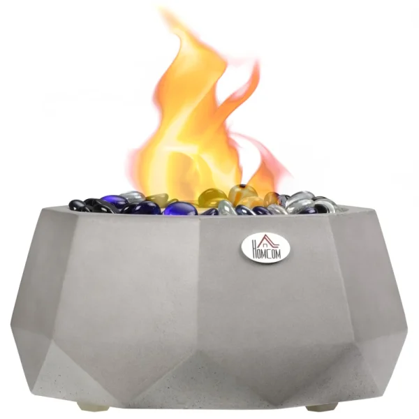 Portable Tabletop Fireplace Ethanol Fire Bowl Indoor Outdoor