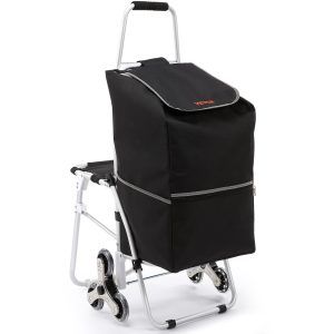 Trolly Cart For Stairs Stepper Dolly Foldable With Seat